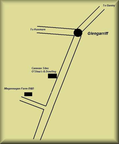 Map to Maganagan Farm B&B